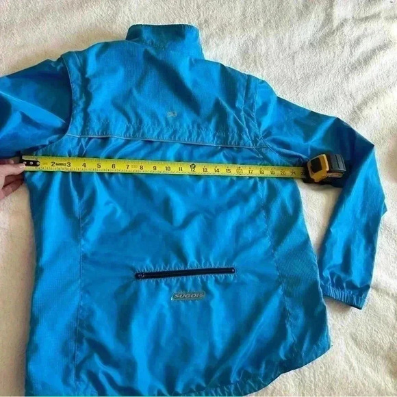 SUGOI Women’s Biking/Sports Jacket Windbreaker Bomber Fall Blue  M/L - Picture 8 of 12